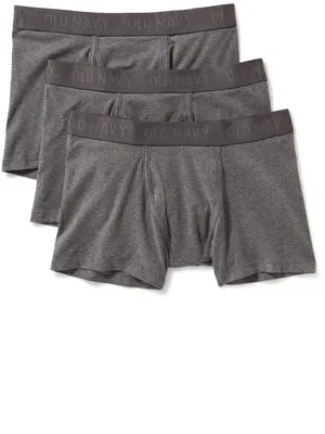 Printed Built-In Flex Boxer-Brief Underwear 3-Pack -- 6.25-inch inseam