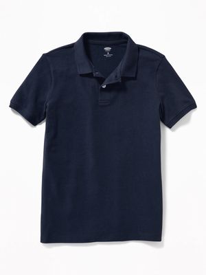 School Uniform Pique Polo Shirt for Boys