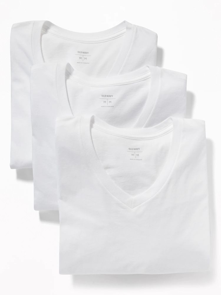 Go-Dry V-Neck T-Shirt 3-Pack