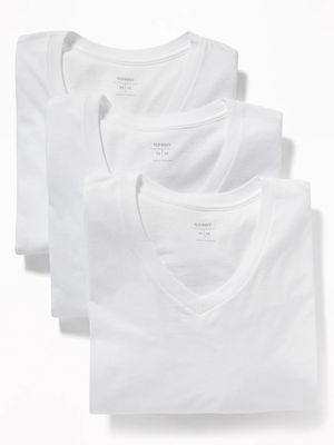 Go-Dry V-Neck T-Shirt 3-Pack for Men