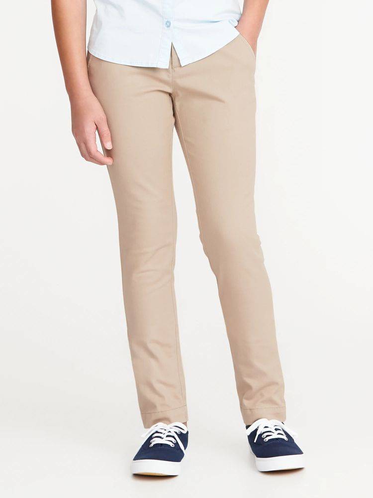Slim Chino School Uniform Pants for Boys