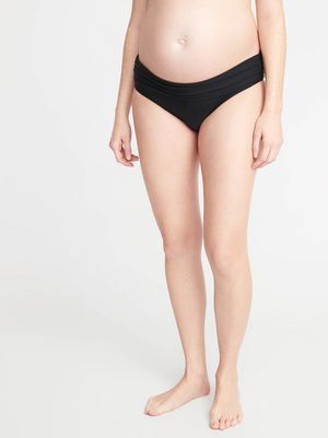 Maternity Fold-Over Waist Swim Bottoms