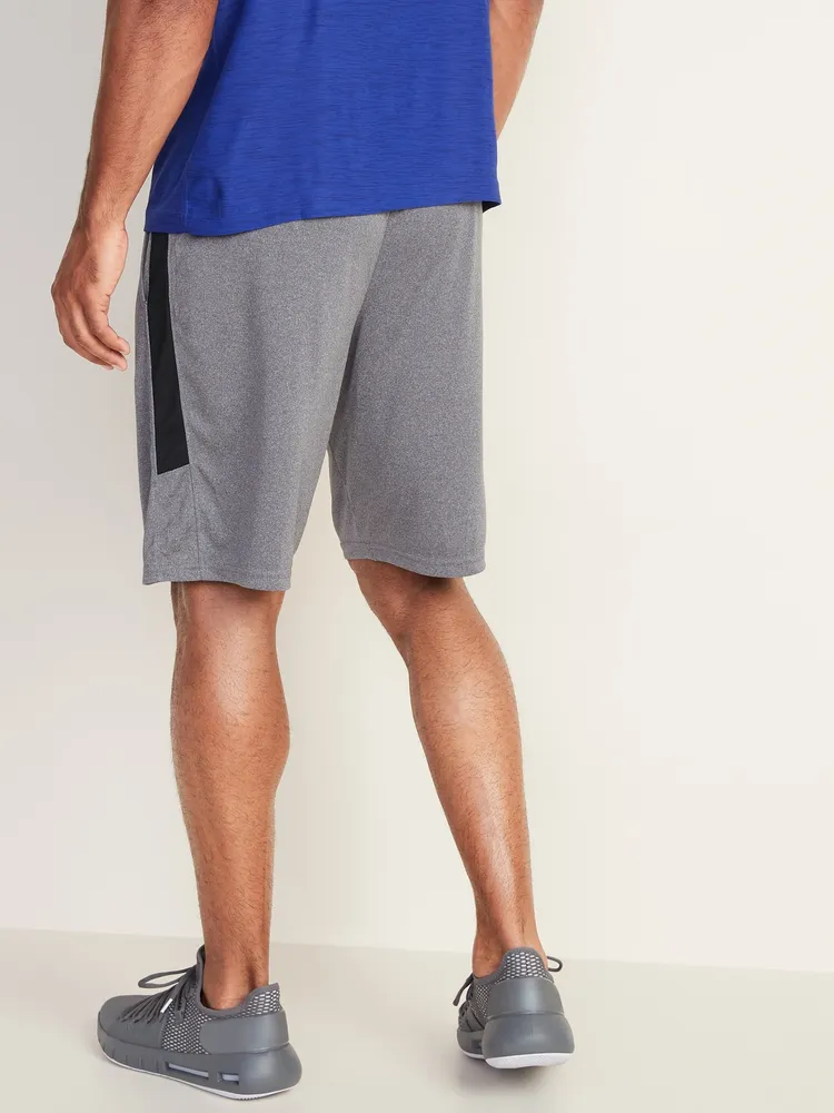 Go-Dry Side-Stripe Shorts - 9-inch inseam