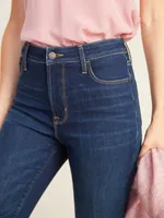High-Waisted Rockstar Super Skinny Jeans For Women