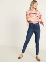High-Waisted Rockstar Super Skinny Jeans For Women