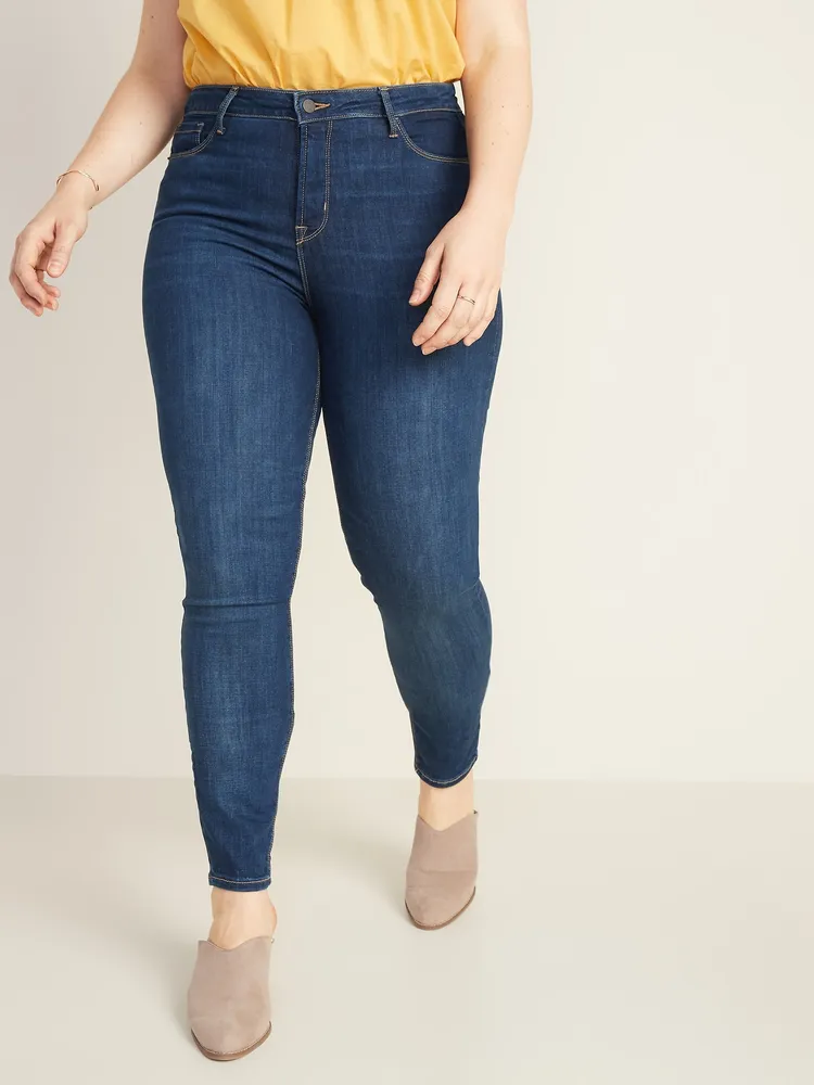 High-Waisted Rockstar Super Skinny Jeans For Women
