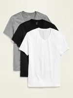 Go-Dry V-Neck T-Shirt 3-Pack for Men