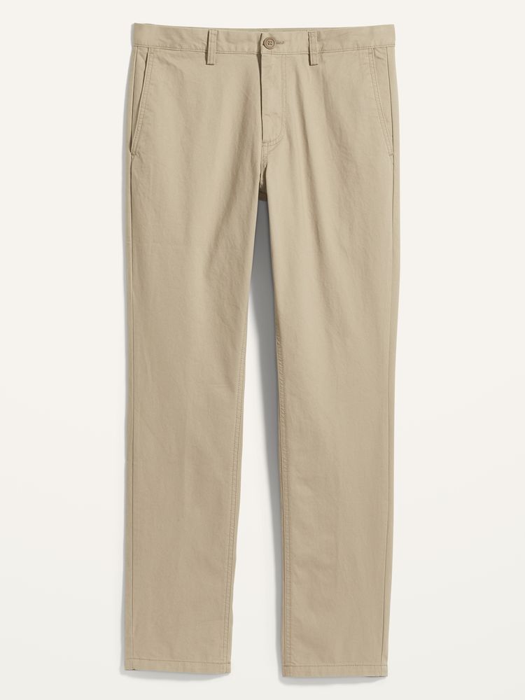 Slim Uniform Non-Stretch Chino Pants for Men