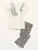 Unisex Printed Pajama Set for Toddler & Baby