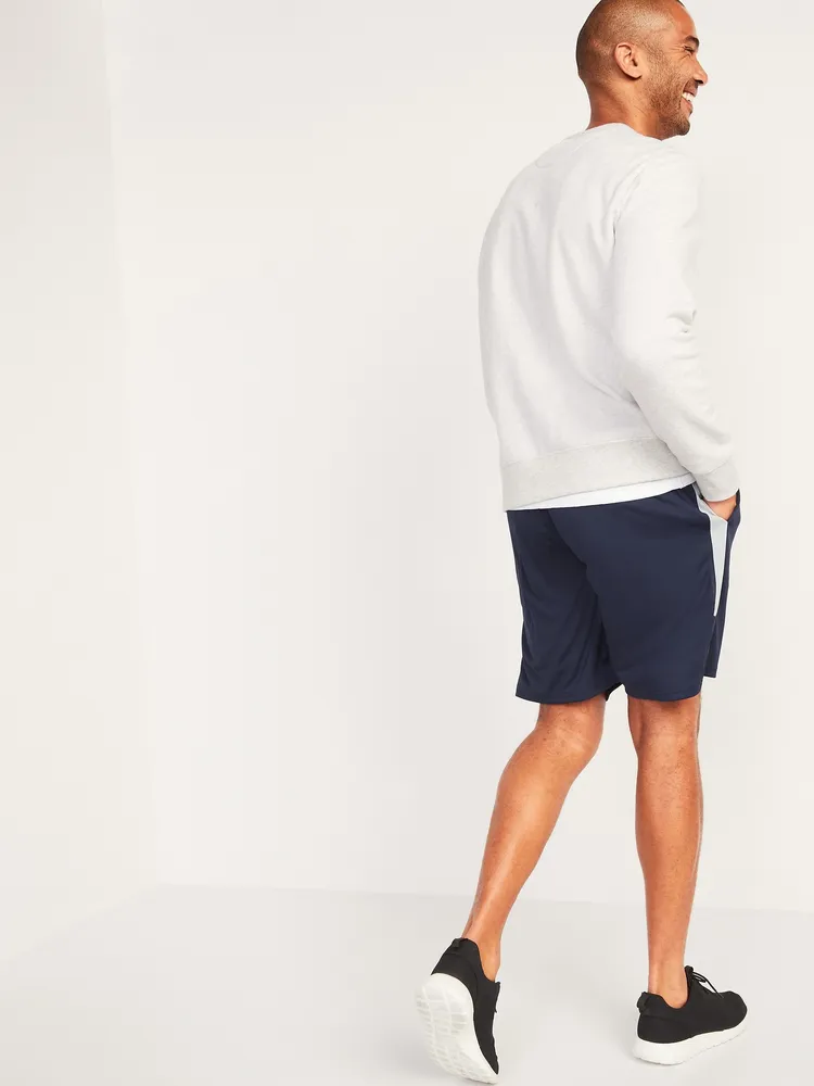 Go-Dry Side-Panel Performance Shorts - 9-inch inseam