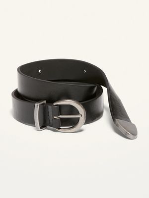 Faux-Leather Western Belt For Women