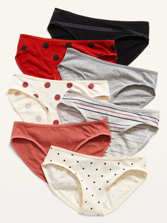 Buy Dchica Set Of 3 Soft Cotton Panties For Tween & Teen Red White