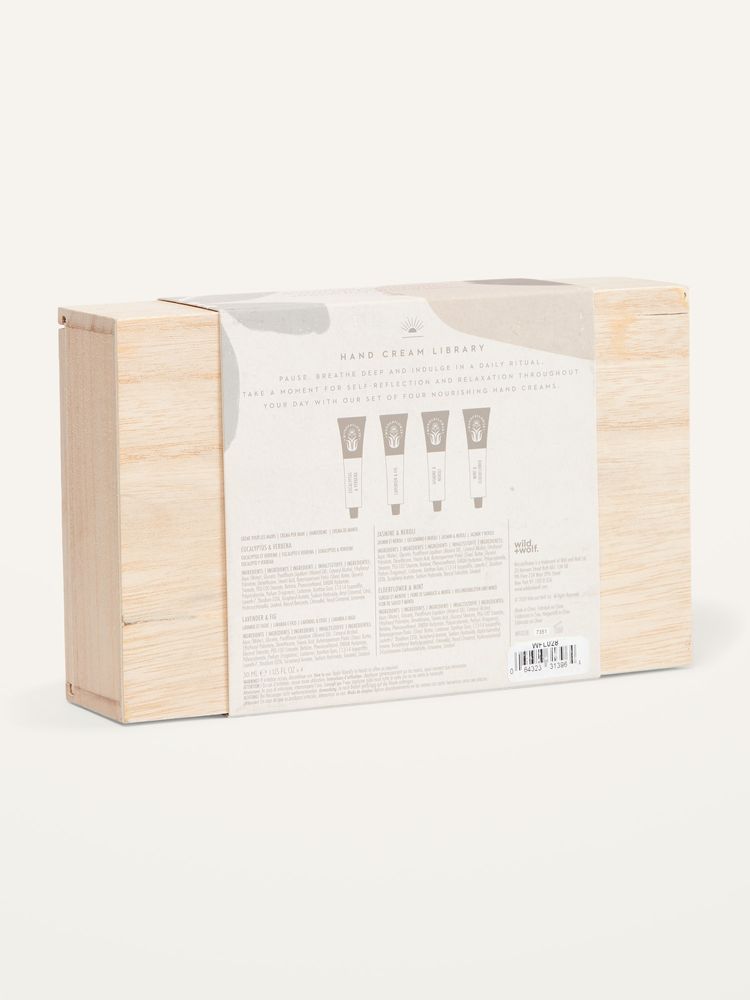 Wanderlower™ Hand Cream Library 4-Piece Set