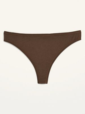 Supima® Cotton-Blend Thong Underwear