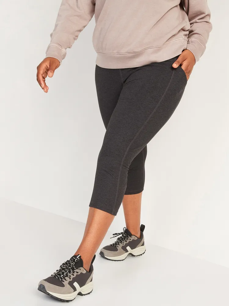 High-Waisted Cropped Leggings 3-Pack For Women Old Navy, 44% OFF