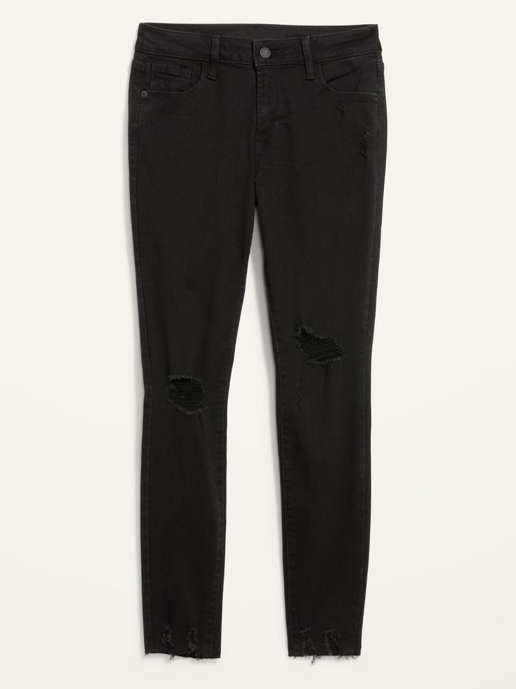 Mid-Rise Rockstar Super-Skinny Jeans