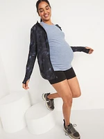 Maternity Full-Panel Biker Shorts -- 6-inch inseam