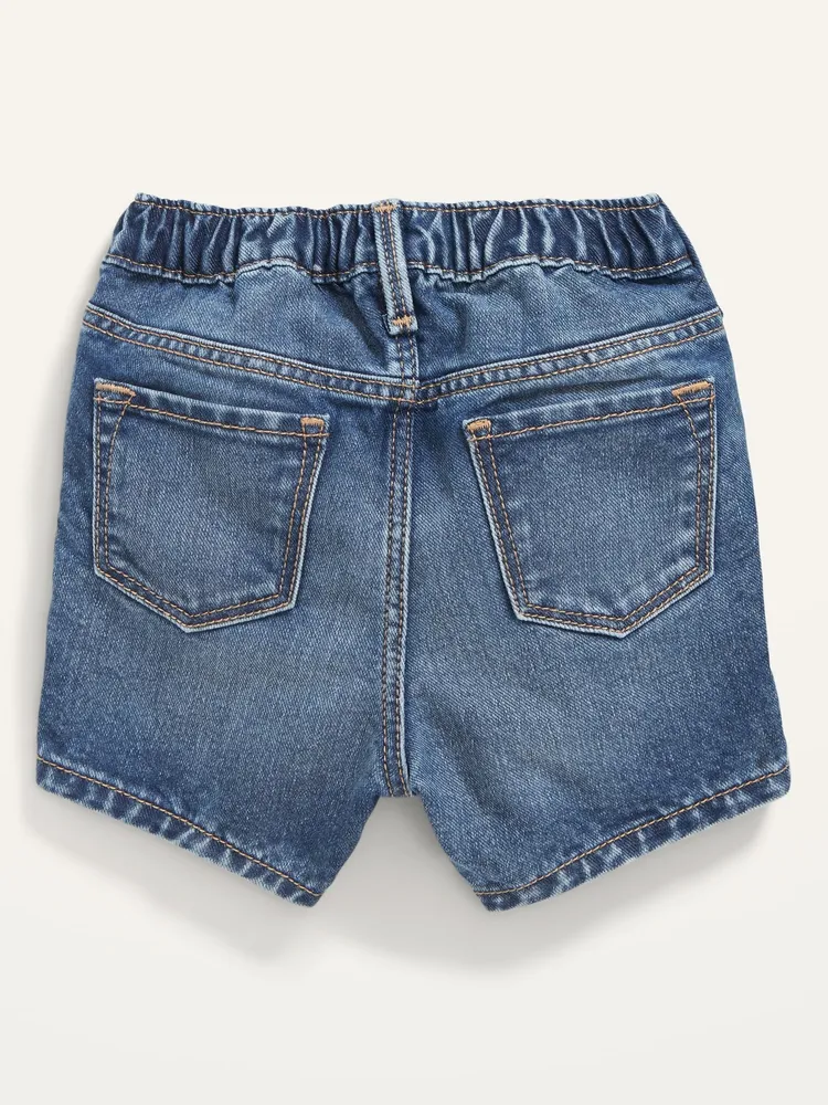 Pull-On Jean Shorts for Toddler Girls