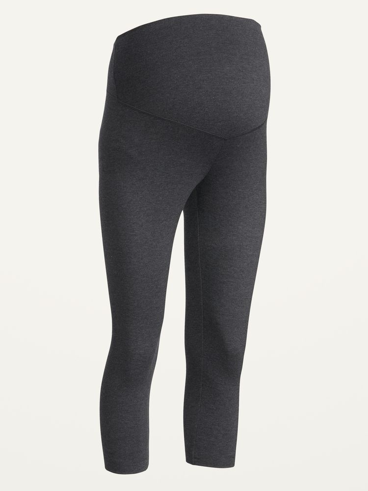 Legging de maternité court à panneau