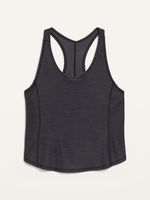 Racerback Crop Performance Tank Top