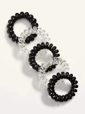 Spiral Hair Ties 5-Pack For Women