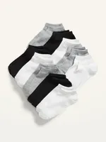 Gender-Neutral Ankle Socks 10-Pack for Kids