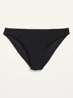 Mid-Rise Bikini Swim Bottoms