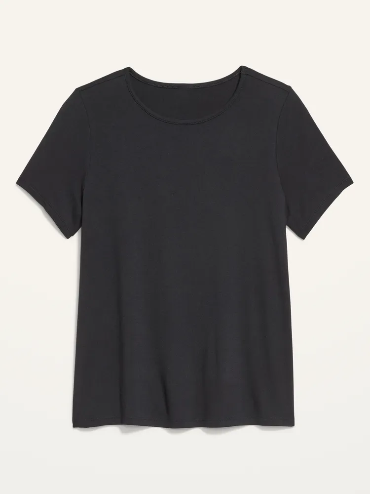 Luxe Crew-Neck T-Shirt for Women