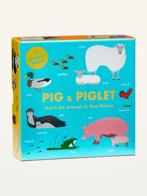 "Pig & Piglet" Memory Game for Kids & Toddler