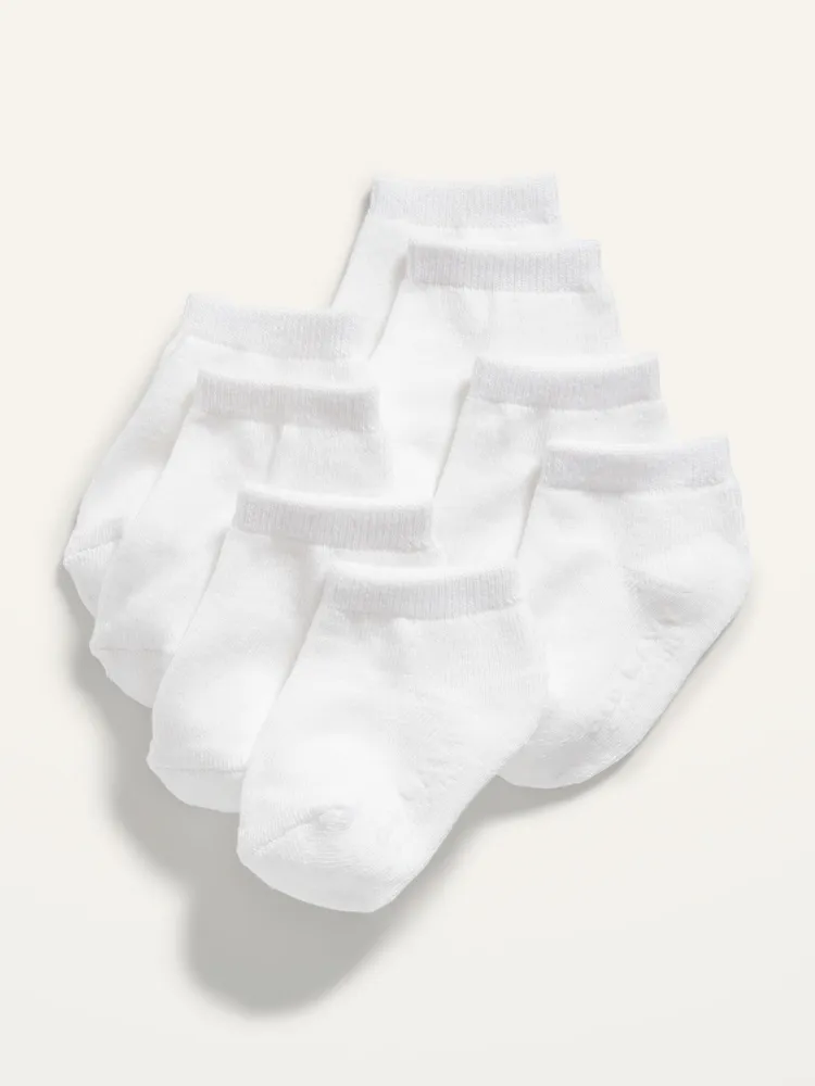 Unisex Ankle Socks 4-Pack for Toddler & Baby