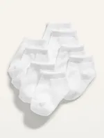Unisex Ankle Socks 4-Pack for Toddler & Baby