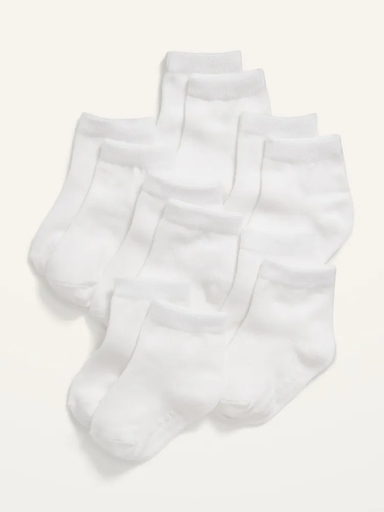 Unisex Crew Socks 6-Pack for Toddler & Baby