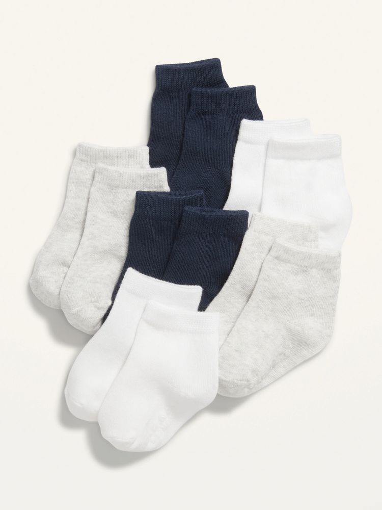 Unisex Crew Socks 6-Pack for Toddler & Baby