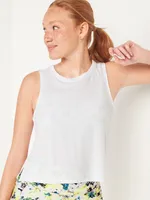 Sleeveless UltraLite Cropped T-shirt 2-Pack