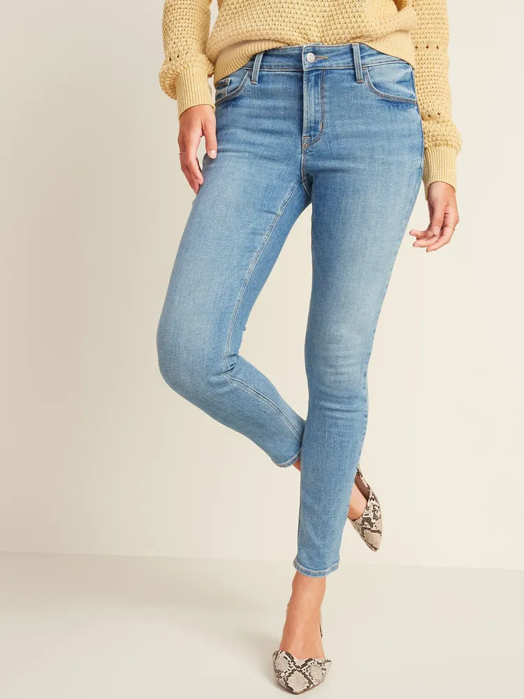 Mid-Rise Rockstar Super-Skinny Jeans