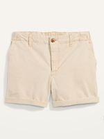 High-Waisted OGC Pull-On Chino Shorts - 3.5-inch inseam