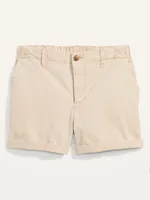 High-Waisted OGC Pull-On Chino Shorts -- 3.5-inch inseam