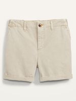 High-Waisted OGC Pull-On Chino Shorts -- 5-inch inseam