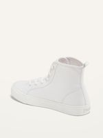 Gender-Neutral Canvas High-Top Sneakers for Kids