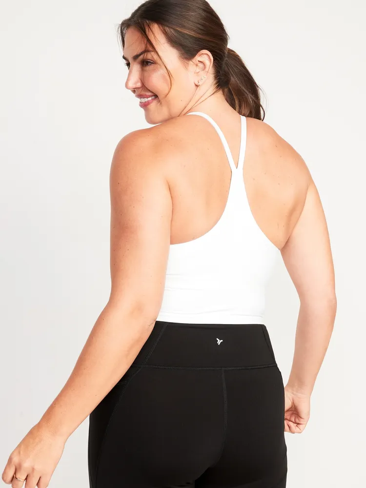 Old Navy Light Support PowerSoft Longline Sports Bra 2-Pack for