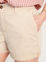 High-Waisted OGC Pull-On Chino Shorts - 3.5-inch inseam