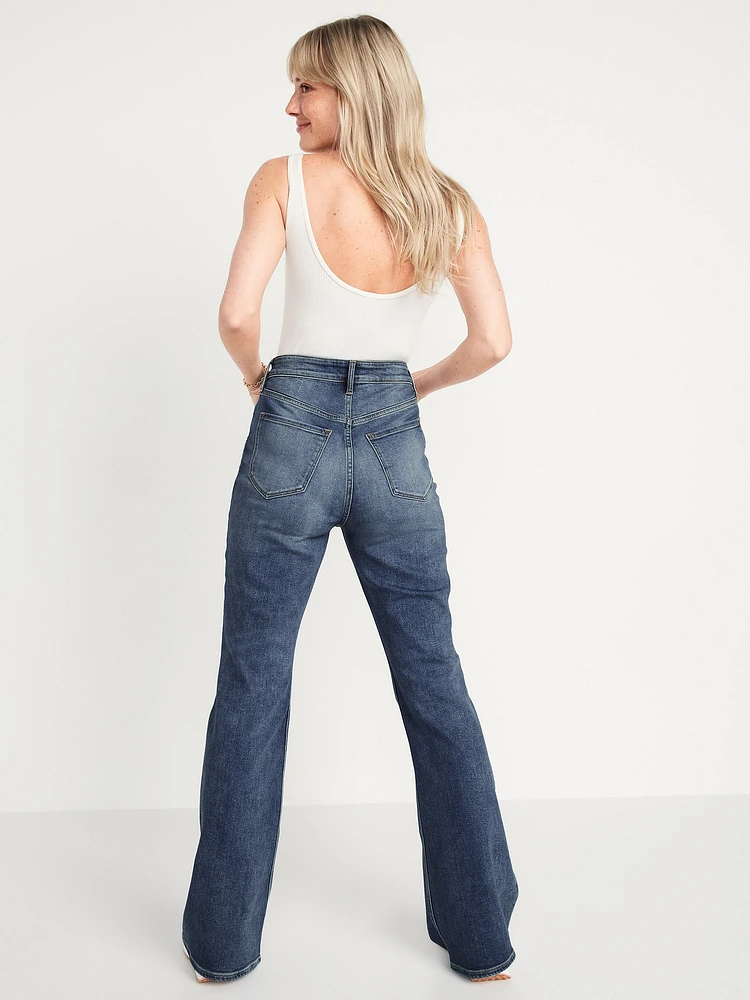 Higher High-Waisted Flare Jeans