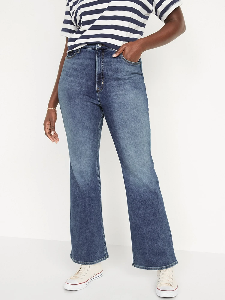 Higher High-Waisted Flare Jeans