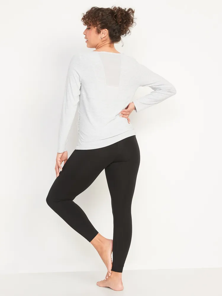 Over-The-Belly Panel Jersey Cotton Legging - Thyme Maternity