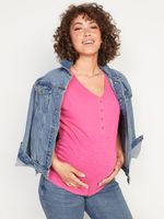 Maternity Full Panel O.G. Straight Cut-Off Ankle Jeans