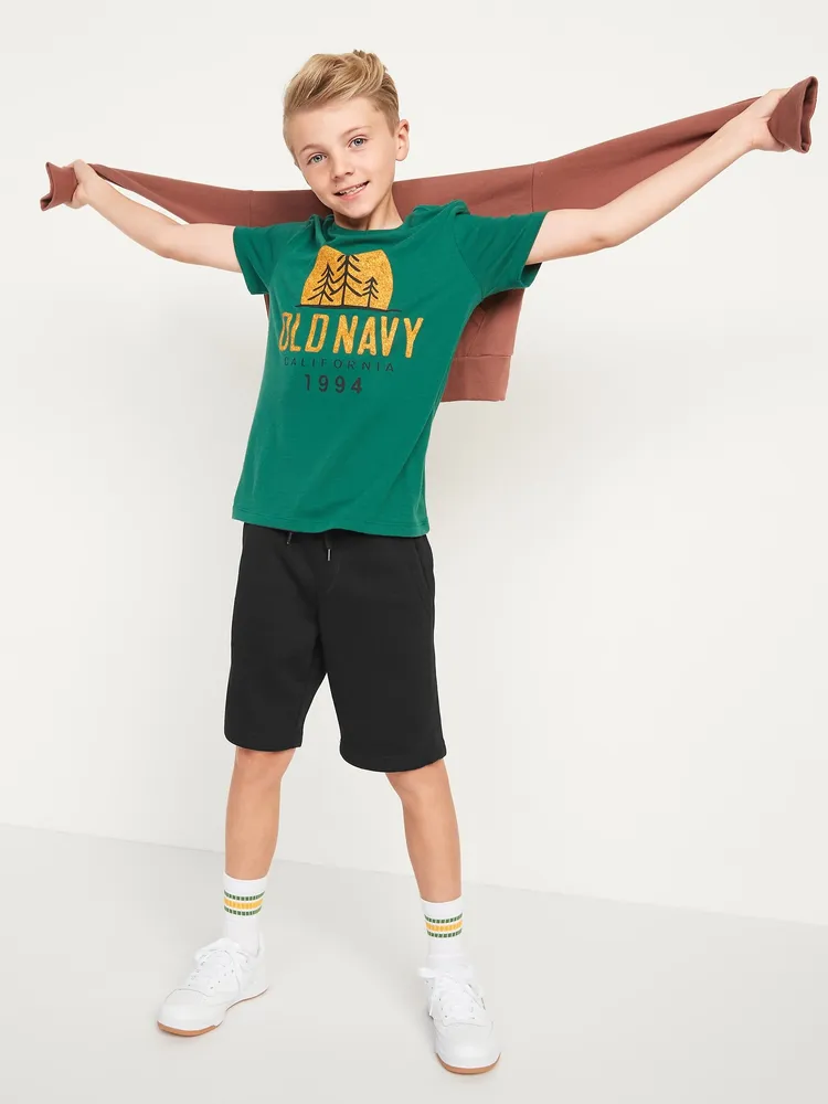 Old Navy Flat-Front Fleece Jogger Shorts for Boys