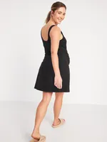 Maternity Sleeveless PowerSoft Mini Skort Dress