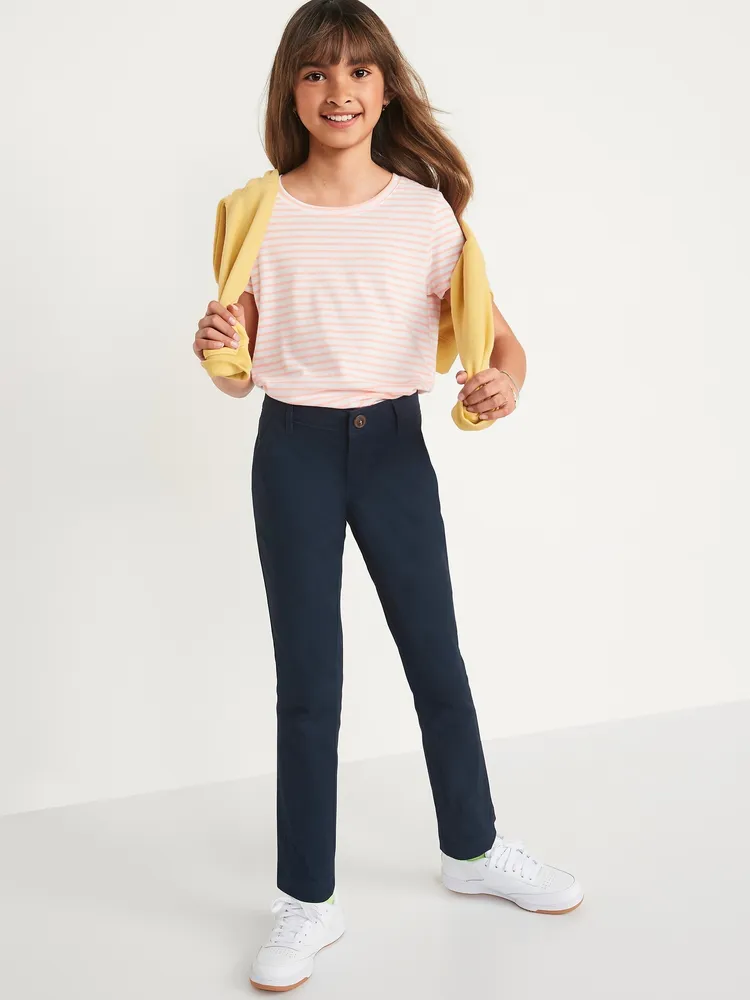 Skinny School Uniform Pants for Girls