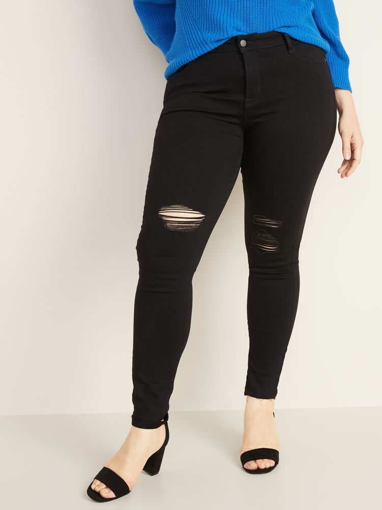 Mid-Rise Rockstar Super-Skinny Jeans