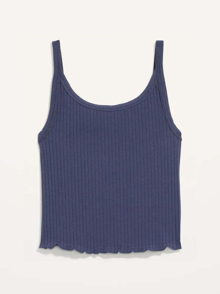 Fitted Ribbed Tank Top